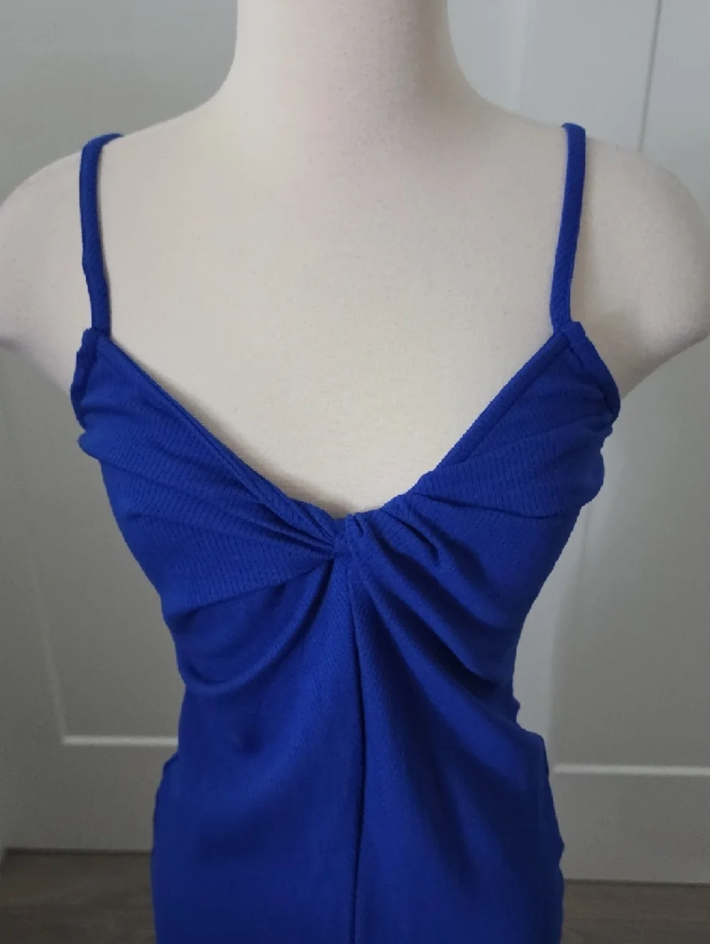 Chrysanthemum brand Cobalt blue twist Front Dress size M new with tags_2